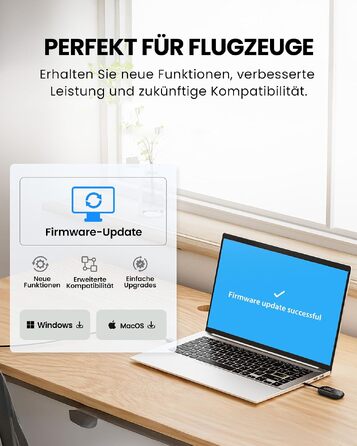 Bluetooth-адаптер для літака Avantree Voyager з підтримкою Auracast, чорний