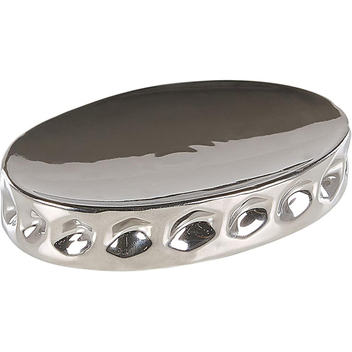 Елегасний аксесуар для ванної кімнати 5 шт. з кераміки срібного кольору Tirua