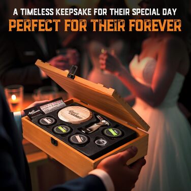 Набір для копчення коктейлів з пальником та 8 смаків дерев'яних стружок - Преміум коптячка з дуба США - Набір для Old Fashioned - Подарунок для чоловіків (з бутаном)