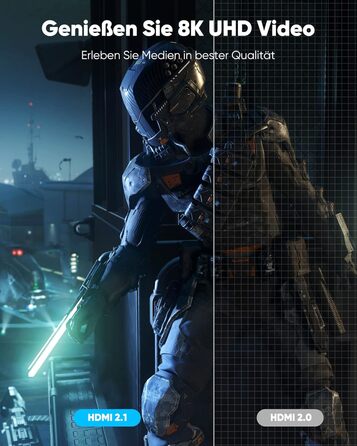 HDMI кабель Highwings 2PACK 3м (8K, 4K, 2.1, 48Gbps, eARC, HDCP 2.2/2.3, DTS:X, HDR)
