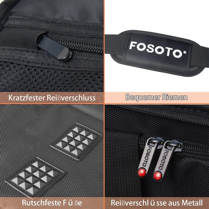 Сумка для камери FOSOTO DSLR XL: для Canon, Nikon, Sony, Panasonic