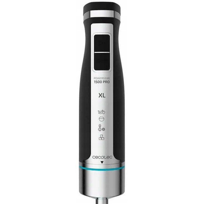 Занурювальний блендер Cecotec POWERGEAR 1500 XL PRO, 1500 Вт, сріблястий/сірий