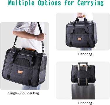 Morpilot Переноска для котів та собак, туристична, дихаюча, з підстаканником, для подорожей