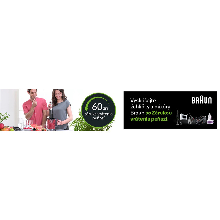 Занурювальний блендер Braun MQ3000 Smoothie plus 700 Вт, білий