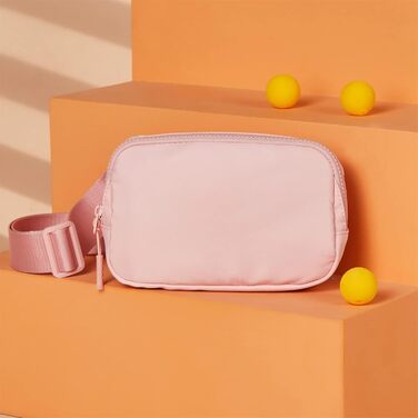 Жіноча/Чоловіча поясна сумка Telena, поясна сумка на стегно, спортивна сумка, сумка через плече, кросбоді, з регульованим ремінцем, бежева (A-rosa)