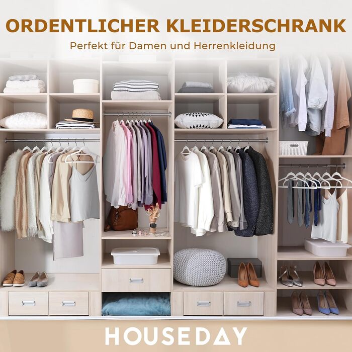 Набір вешалок для одягу House Day, 30 шт., велюрові, преміум-якість, обертаються на 360°, для сорочок, костюмів, светрів, штанів