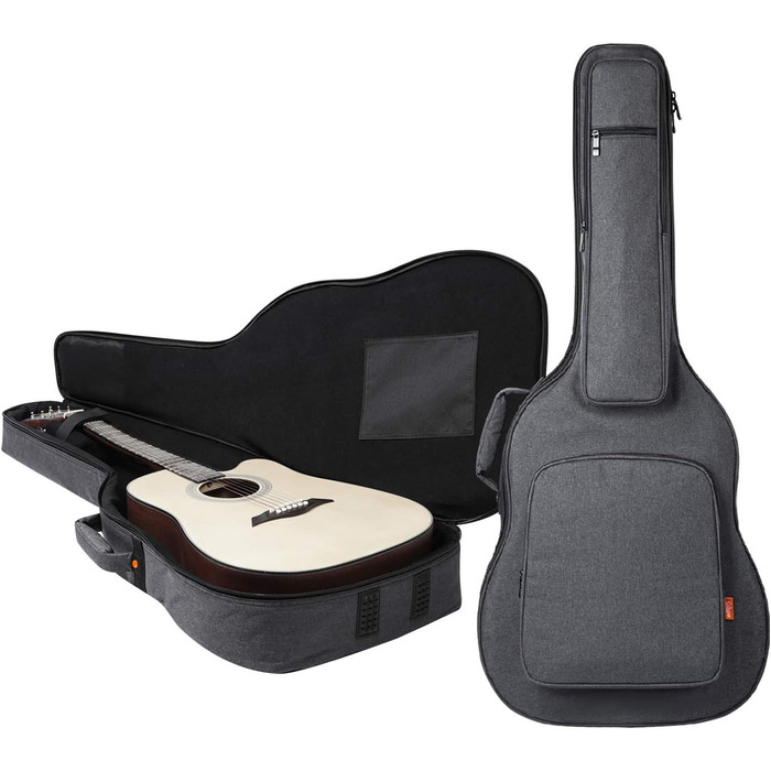 Чохол для гітари Cahaya Gig Bag сірого кольору, водонепроникний, 18 мм
