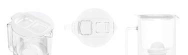 Скляний фільтр-віддін Wessper D4 Borosilicate Mini FF WH з фільтром