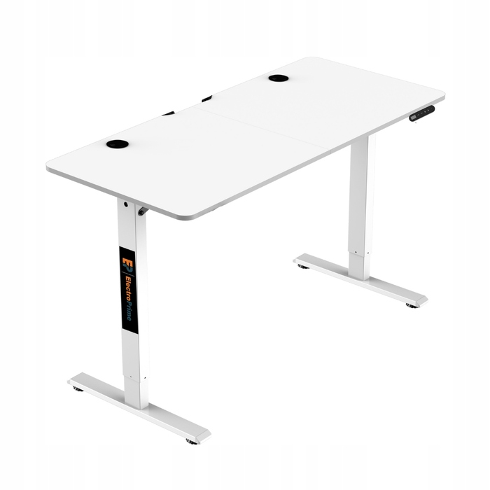 Ігровий стіл Electroprime Flow з підйомною стільницею, білий (120x60 см)