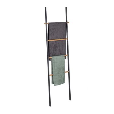 Relaxdays Towel Rail Wood & Metal