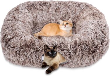Туннель для котів Vuxava XXL сірий – іграшка та ліжко для котів, 100x82 см, 180 см, 2 входи, миється, знімається