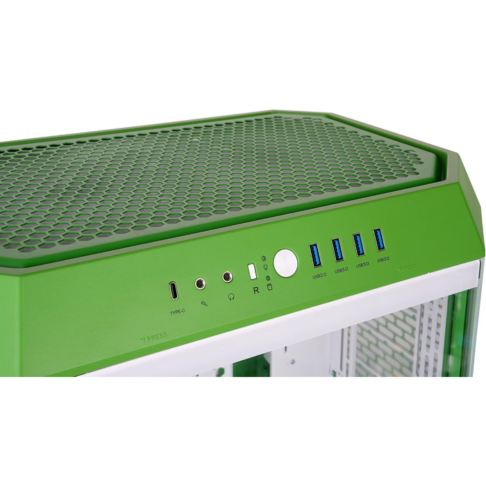 Корпус для ПК Thermaltake The Tower 600 Mid Tower, приховані конектори, колір Light-Year Green