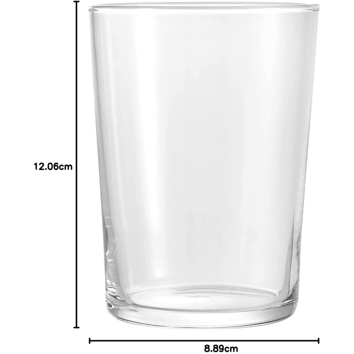 Bormioli Rocco 710880 Bodega Maxi Tumbler, 510 ml, Glass, transparent, 12 pieces