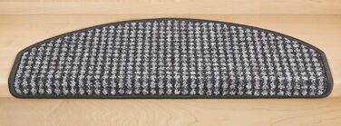 Ступінчасті килимки для сходів Kettelservice-Metzker Gera, антрацит, 14 шт.