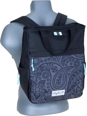 Spear Rucksack Women's/Men's Hygge City Backpack Women's Backpack Leisure Backpack Office Sport Leisure backpack A4 12788 (12790 Black Paisley (4))
