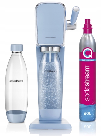 Сифонізатор SodaStream Art, синій, 1 л + балон CO2 60 л