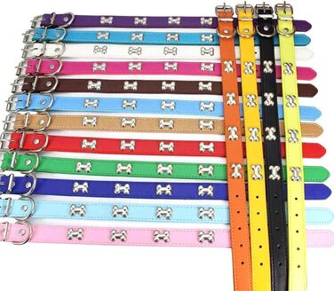 Нашийник для собак з натуральної шкіри та поводок-комбінований набір. Регульований нашийник для цуценят та собак маленьких та середніх порід. Білий, XS, S, M