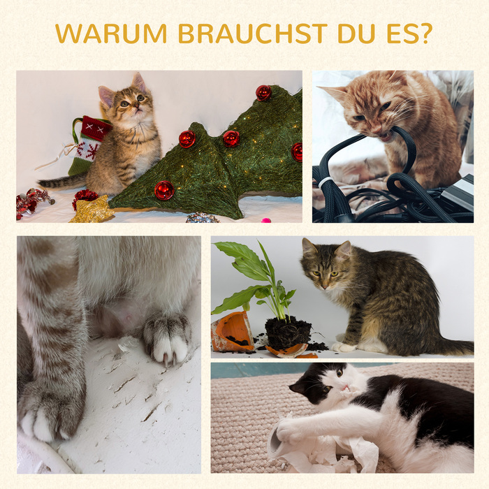 PawHut Дряпальня для котів 128 см, високоякісний котячий комплекс з подушкою, дряпальною дошкою, 2 платформами, котячі меблі з міцної сталі в чорному кольорі