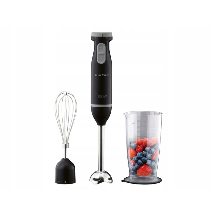 Ручний блендер SilverCrest SSMS 600 E5, 600 Вт, чорний