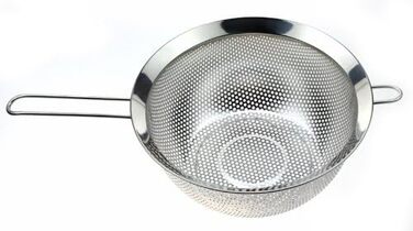 Дуршлаг Perle з нержавіючої сталі 21 см, перфорований, HW-7364 (Японія)