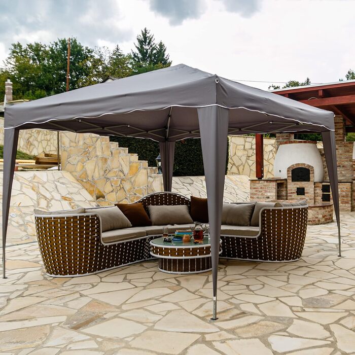 INSTENT Pavilion 3 x 3 m Basic Waterproof UV Protection 50+, Anthracite