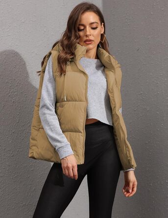 Степова жилетка Lentta Daen Ärellose з капюшоном та утеплювачем, зимова, камуфляж хакі (M)