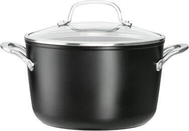 KitchenAid 80129 Harteloxierte Induction Non-Stick Cookware Set, Pots and Pans, Aluminum, Matte Black Cookware Set (10-Piece)