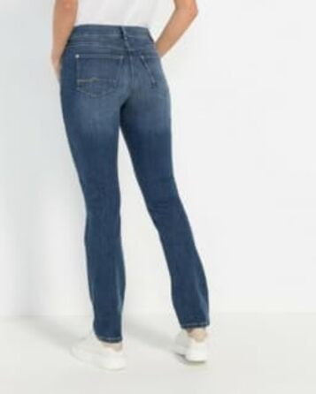 Жіночі джинси MAC Melanie Stretch Denim Grey (34W/32L, Mid Blue Used/L32) - Розтяжка, Сірий колір