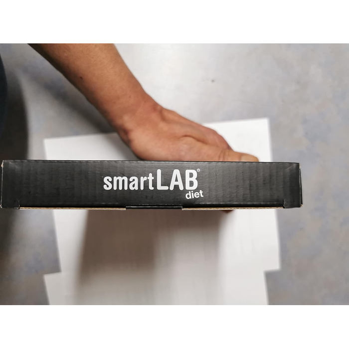 smartLAB Nutritional Analysis Scale - 5kg | Digital Food Scale with Food Nutrition Scale | Smart Kitchen Scale Diet Scale Black for Diabetics