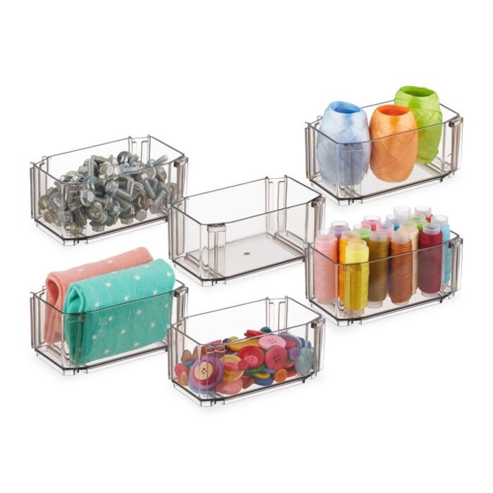 Relaxdays 6-Piece Drawer Organiser System