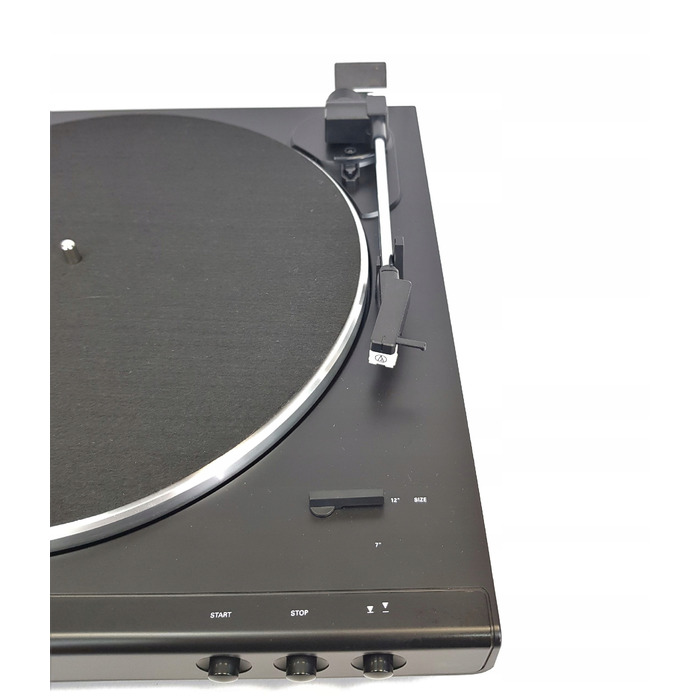 Вініловий програвач Audio-Technica AT-LP60XBT з пасиковим приводом та попереднім підсилювачем, чорний