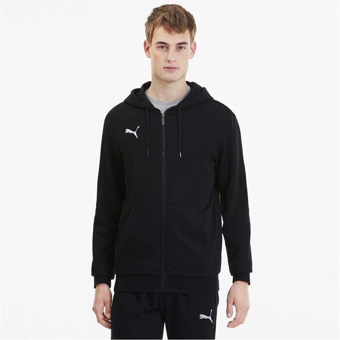 Чоловіча толстовка з капюшоном Puma teamGOAL 23 Casuals, чорна, розмір 3XL