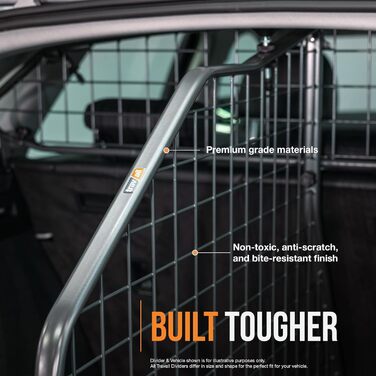 Сітка для собак Travall BMW X5 (2018-) - сталева перегородка для транспортування собак та багажу