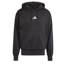 Чоловіча худі adidas Performance Feelcozy чорного кольору з білим логотипом