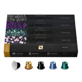 Капсули кави Nespresso Original: вибір еспресо та лунго, різні ступені обсмаження, сумісні з оригінальними капсульними машинами, набір з 50 капсул