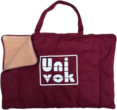 Переносний килимок для собак Univok, миючий, для дому та подорожей (темно-червоний)