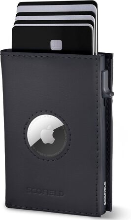 SF SCOFIELD Duality Magflip Airtag Wallet (Cardholder without Coin Pocket) - Wallet for 8-10 Cards - Men's Wallet with RFID Protection - Slim Wallet - Smart Wallet - Card Case with Air Tag Compartment - Purse