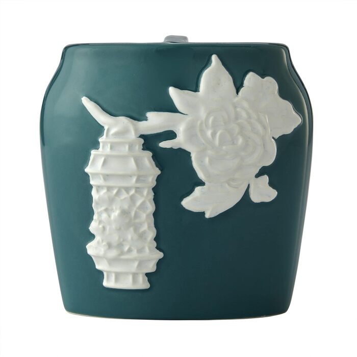 Vern Yip toothbrush holder, flower lanterns, Aqua