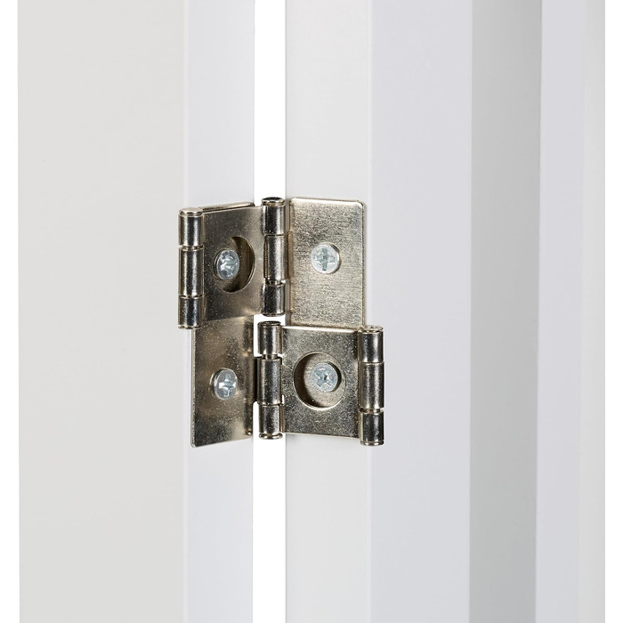 Захисне ворота для собак Relaxdays, самостійно встановлюється, 60 x 204 см, MDF, складане, білий