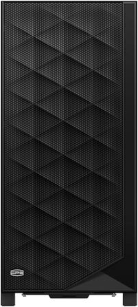 Корпус ПК Tower ATX CPS C3T500 ARGB: 6 вентиляторів ARGB, підтримка RTX 40, двостороннє скло, без колонок (Чорний)
