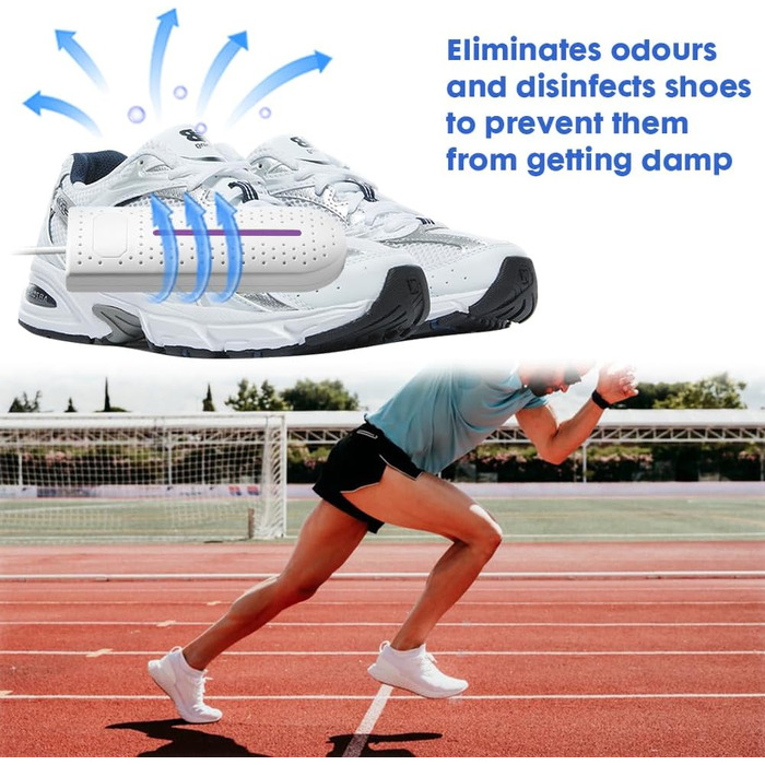 Електричний сушильник для взуття, портативний, 360° сушіння, антибактеріальний, для черевиків, рукавичок, шкарпеток