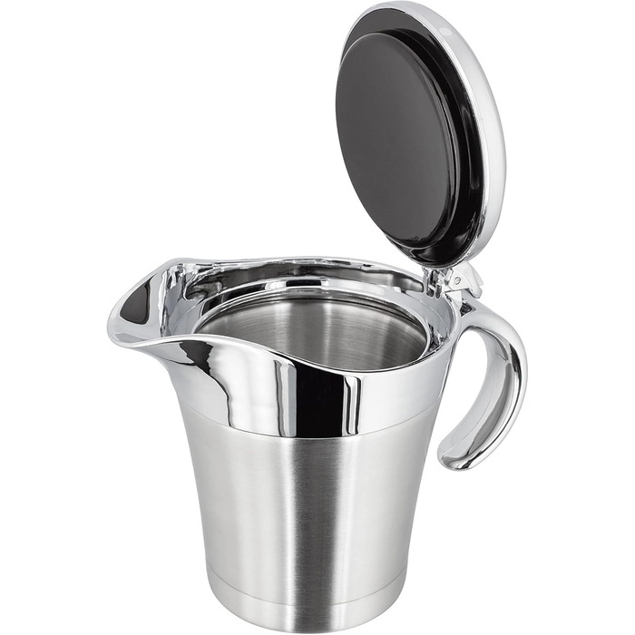 Double-walled thermal pot, silver, 450 ml