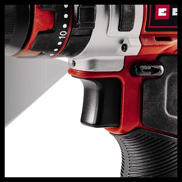 Акумуляторний ударний дриль-шуруповерт Einhell TE-CD 12/1 Li-i з зарядним пристроєм та 2x 2Ah акумуляторами