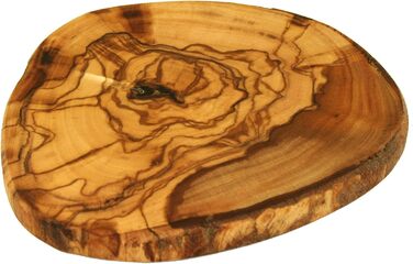 D.O.M.® Rustic Coaster Set, 12-Piece Set made of Olive Wood, e.g. for Glasses