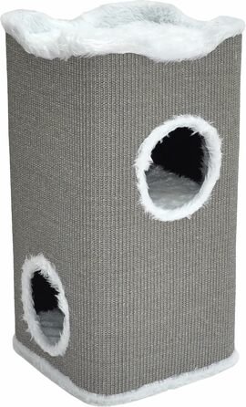 Котячий будиночок Nanook Toni: міцний когтетоп з 2 печерами та лежаком, 74 см