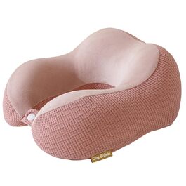 Подушка для шиї у подорожах, Memory Foam, рожева - зручна та портативна підтримка для кемпінгу та сну