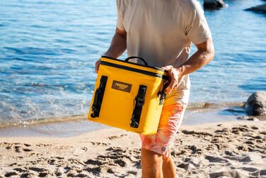 Thurso SURF Soft Cooler 24 Can - М'який Термосумка для Пікніків та Подорожей, 48 годин зберігання холоду, Водонепроникний, для Каякінгу та Паддлбордингу (Апельсин)