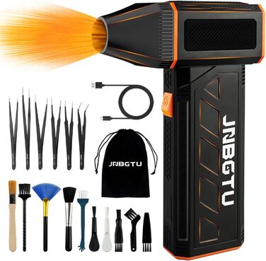 Пилосос для чищення повітрям JNBGTU F31 PRO: для ПК, клавіатури, авто, дивану. 130000 об/хв