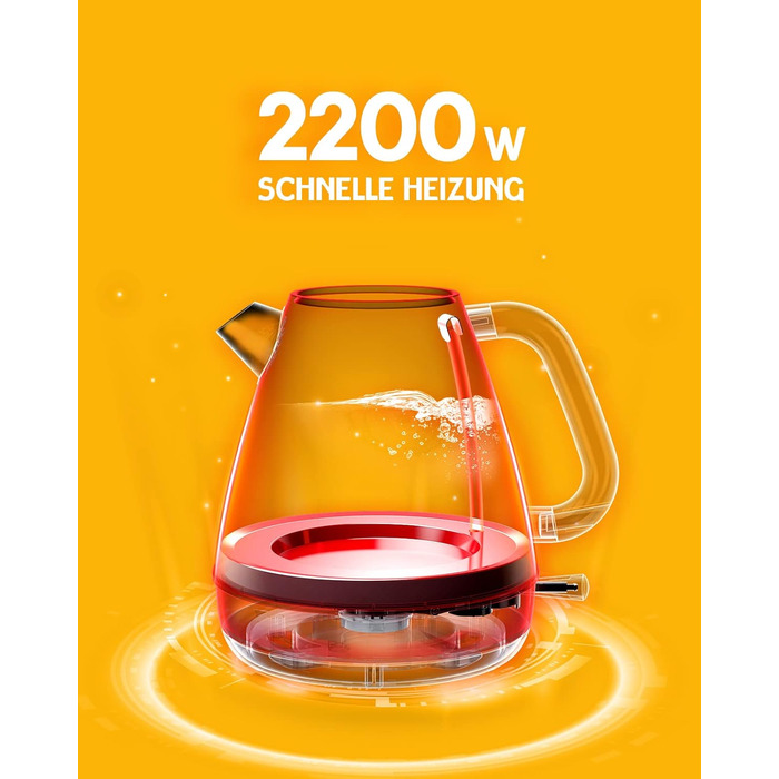 Електричний чайник Rudy Retro з термометром, нержавіюча сталь, 1.7 л, 2200 Вт, без пластику, автоматичне відключення, Vintage-дизайн (Перламутровий)