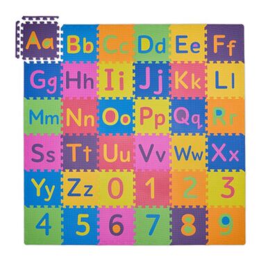 Relaxdays Puzzle Mat ABC and Numbers